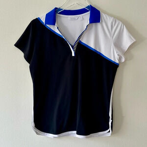 Lady Hagen Golf V Neck Polo Tee Shirt Small Like New